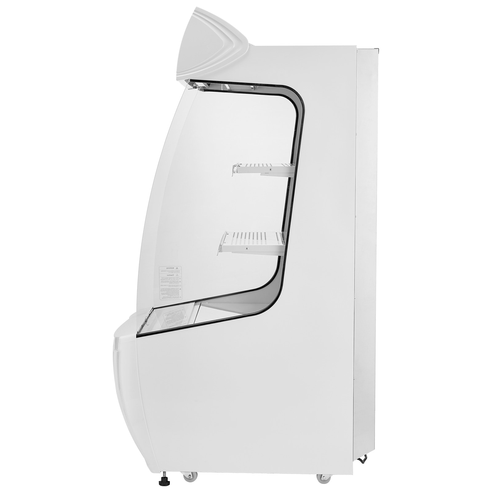 Open Air Merchandiser 2-Tier Display Cooler With Air Curtain 12.7cu.ft._voghion.com